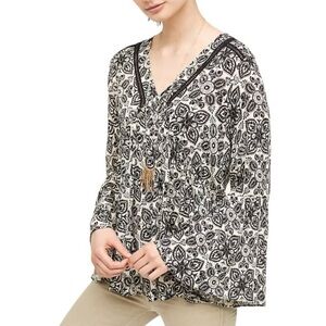 Eri + Ali Anthropologie Hervine bell sleeve peasant top XS excellent condition